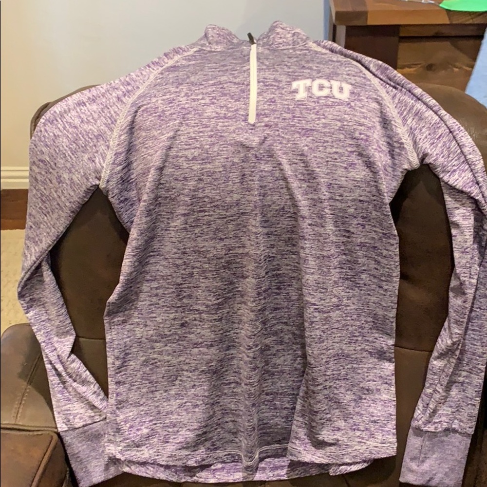 TCU quarter zip
